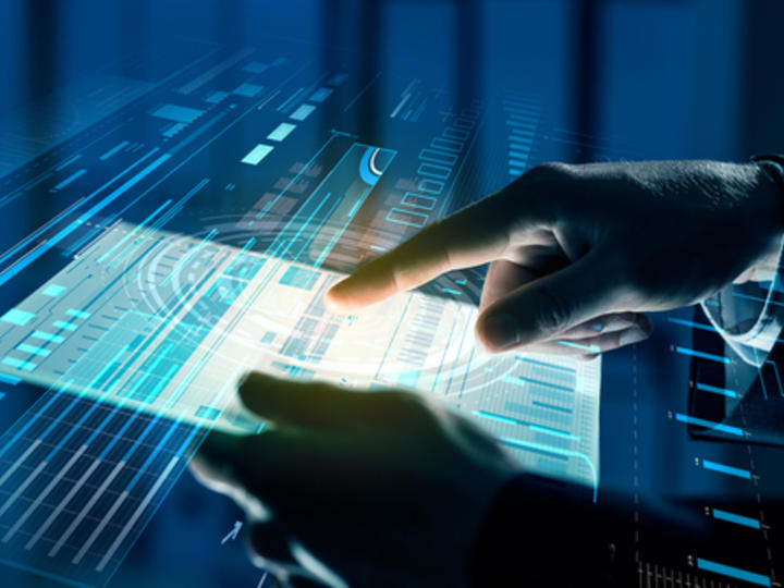 Human Hands Using Modern Technology
