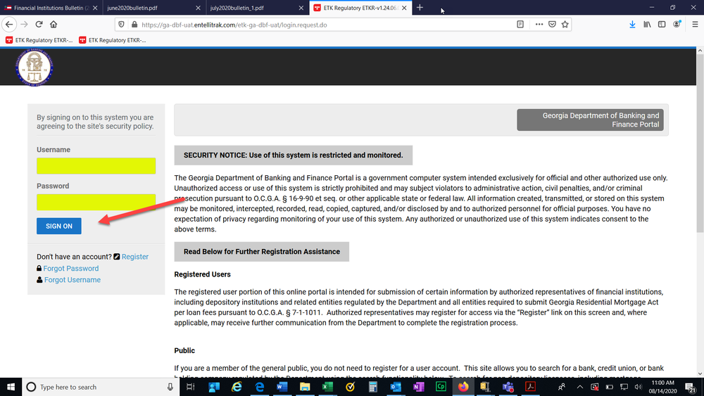 Directions for GILA 04