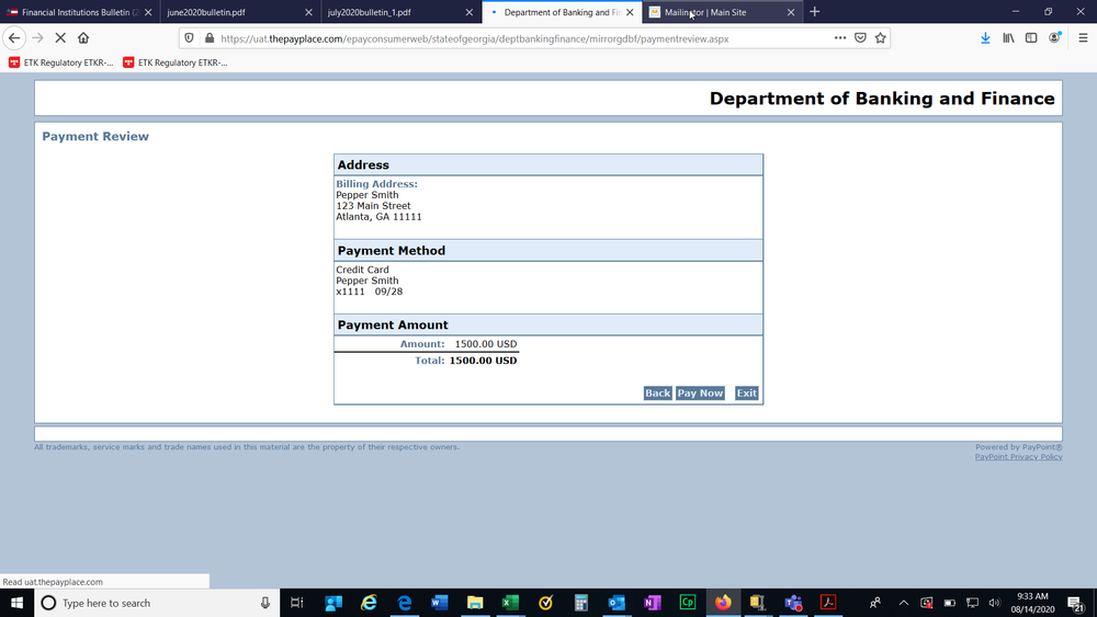 Directions for GILA 18