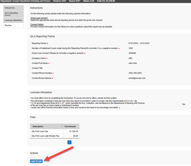 Directions for GILA 11